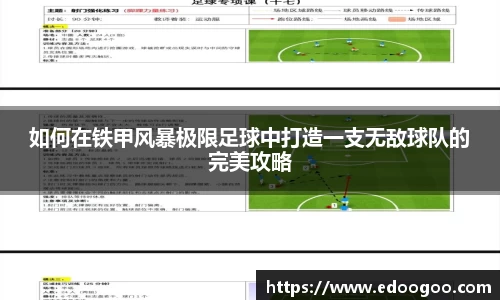 如何在铁甲风暴极限足球中打造一支无敌球队的完美攻略